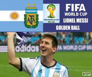 пазл Lionel Messi, Золотой мяч. Чемпионата мира по футболу 2014 Бразилия